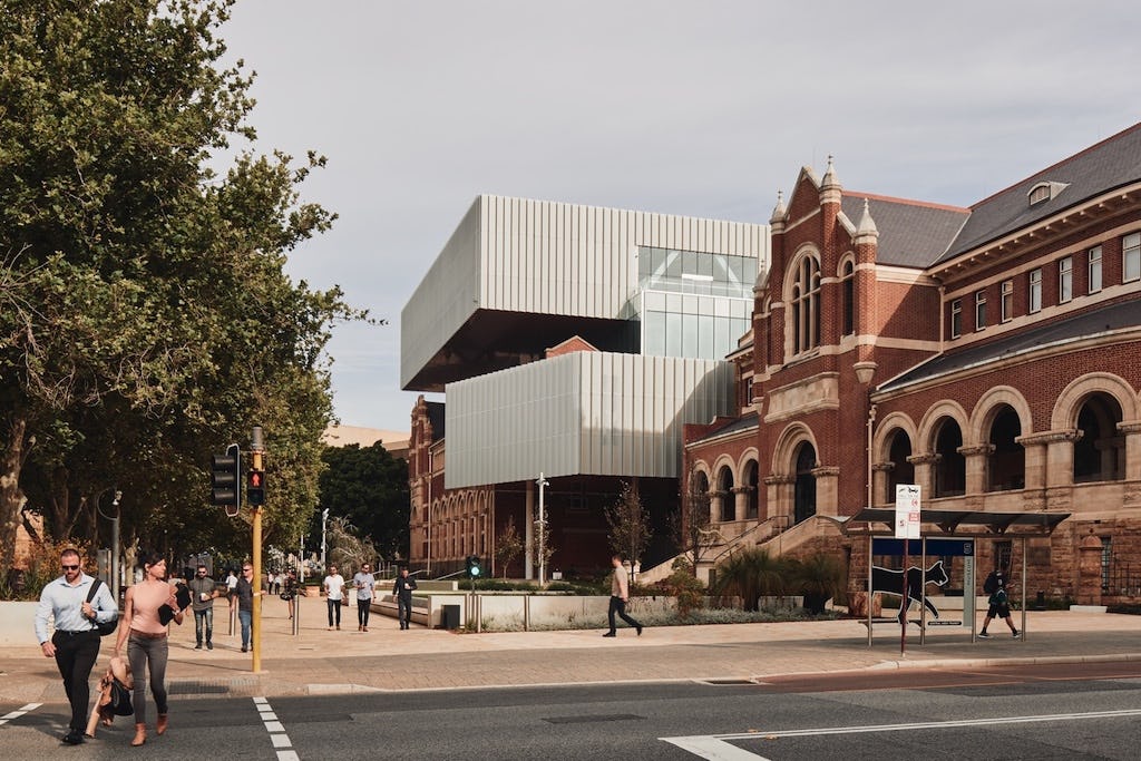 WA Museum Boola Bardip door Hassell + OMA