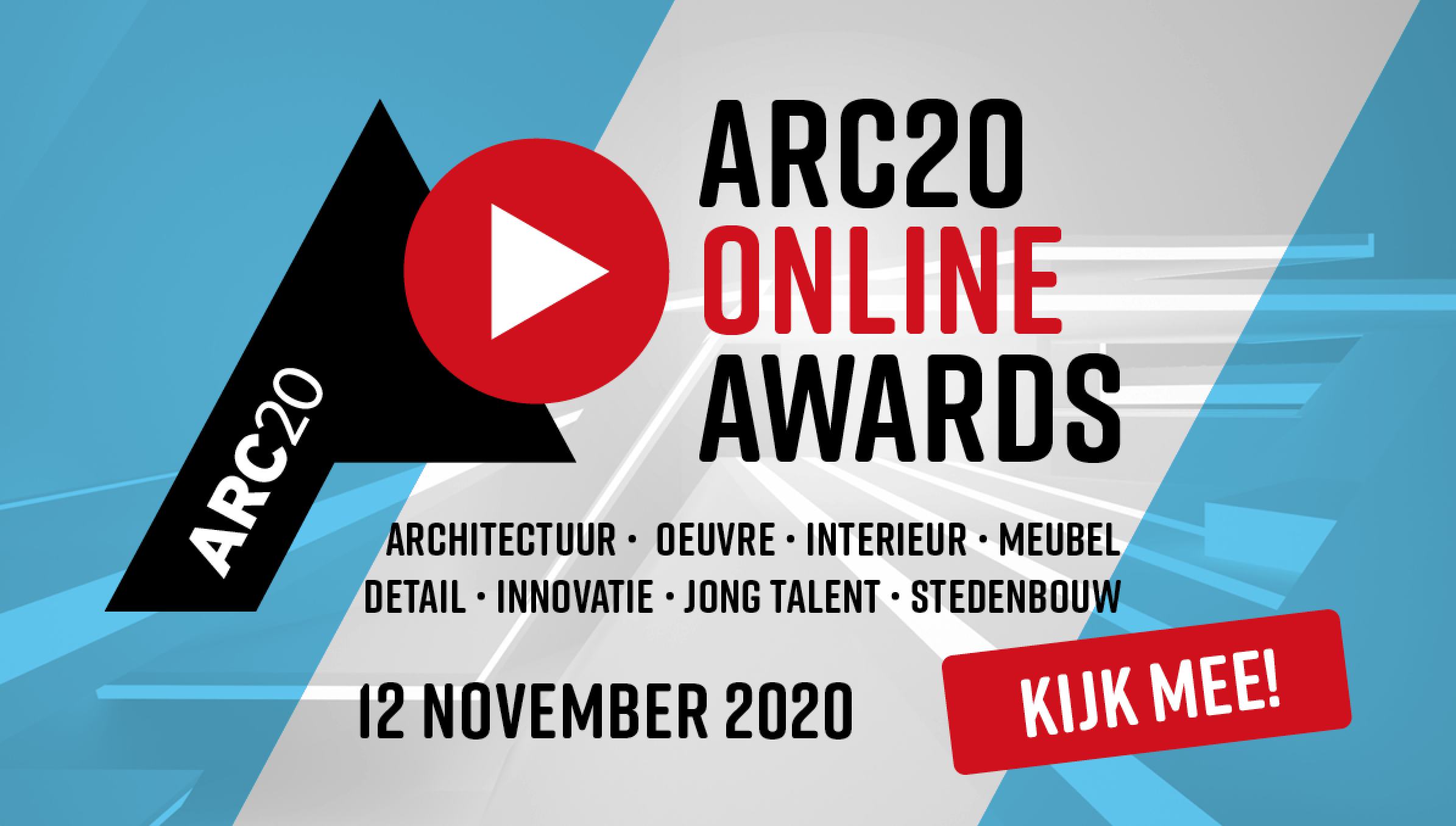 Donderdag 12 november uitreiking ARC20 Awards