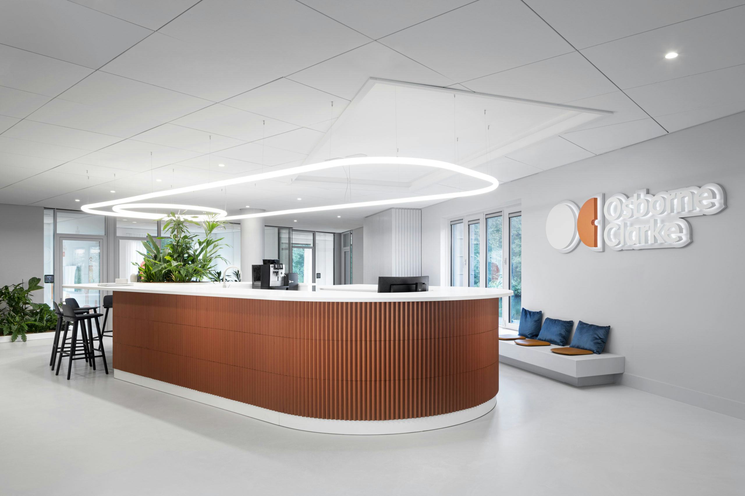 Osborne Clarke kantoor in Amsterdam door Hollandse Nieuwe en Cerius Projects. Beeld Ewout Huibers