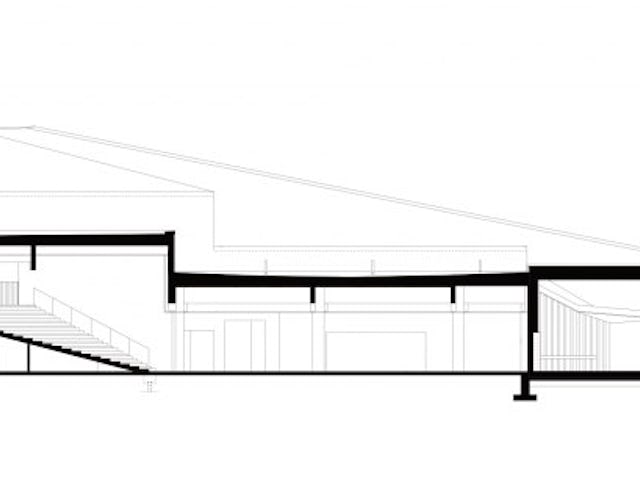 Kirkkonummi Library tekening door JKMM Architects