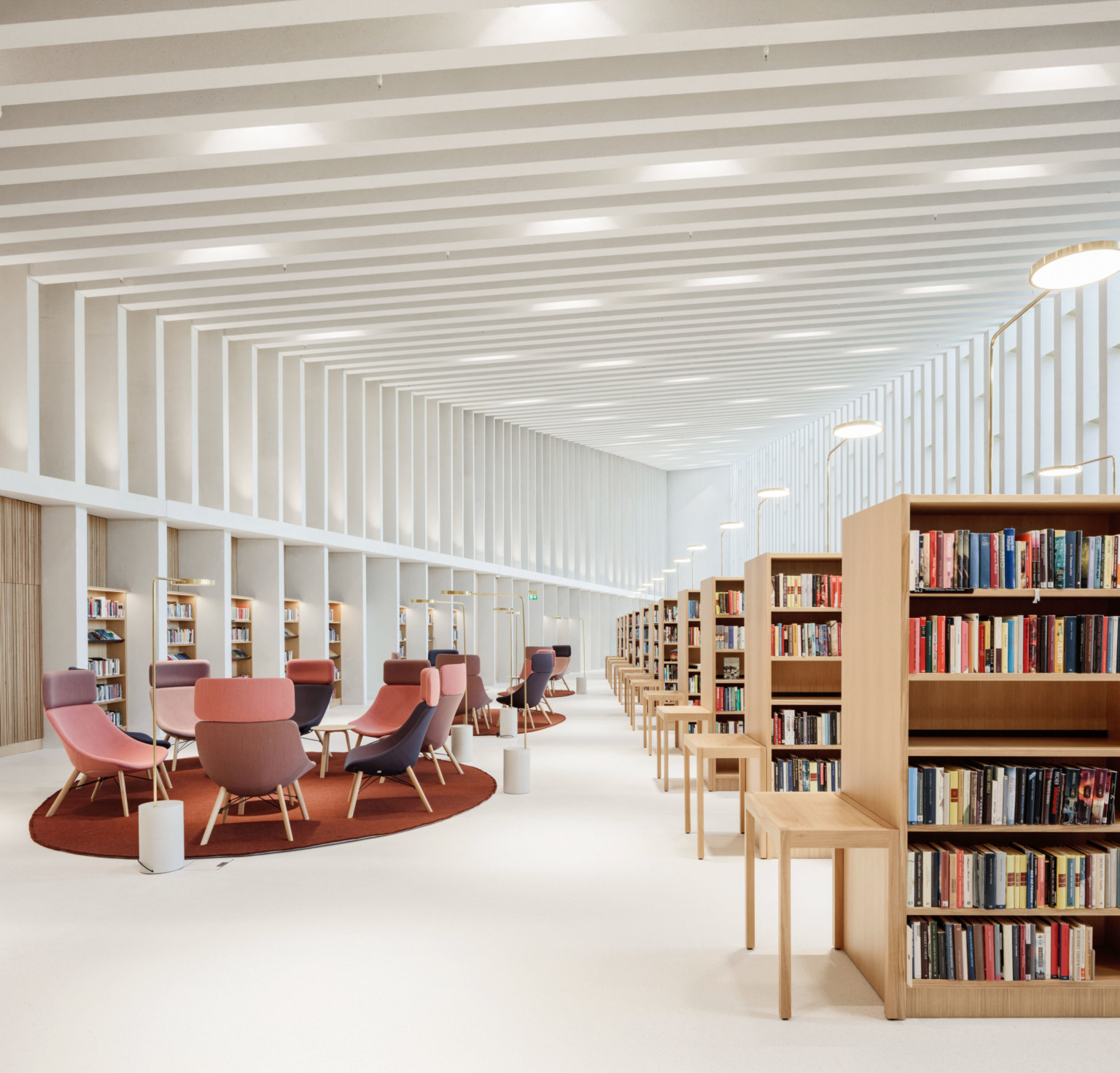 Kirkkonummi Library JKMM Architects. Beeld Tuomas Uusheimo