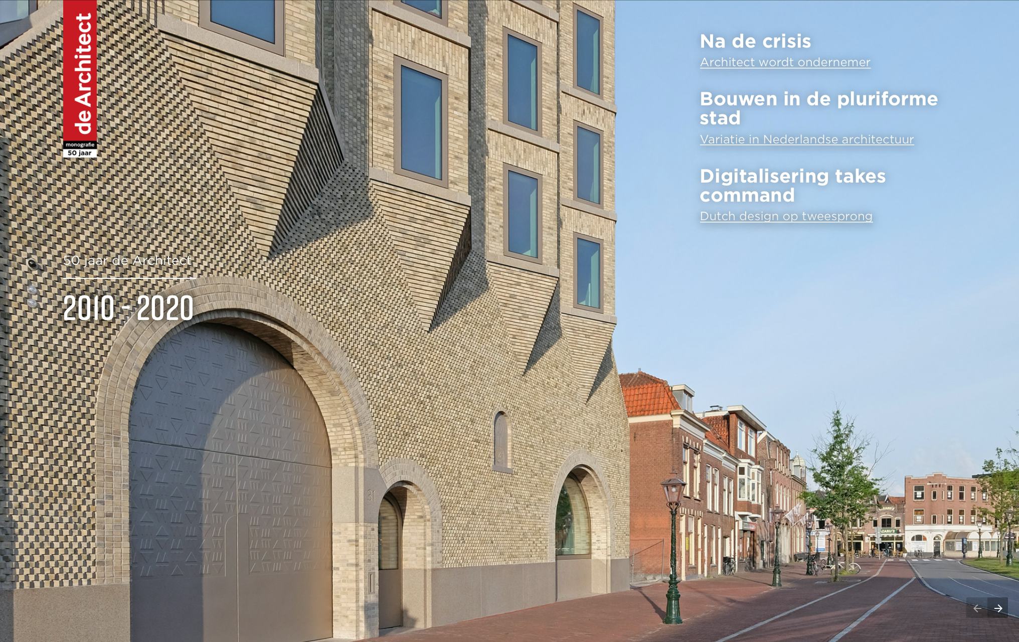 Zojuist verschenen: Architectuur in Nederland tussen 2010 en 2020