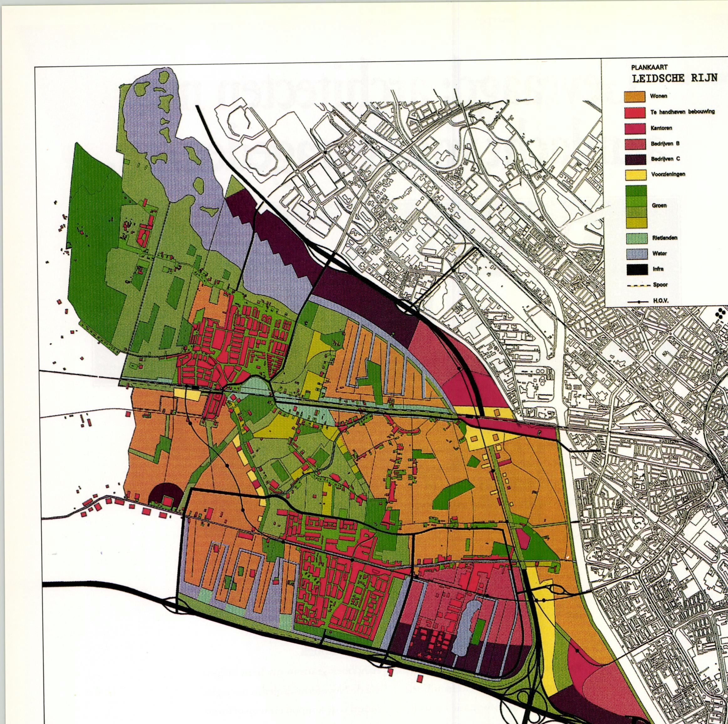Masterplan voor de nieuwe stad 'Leidsche Rijn'
