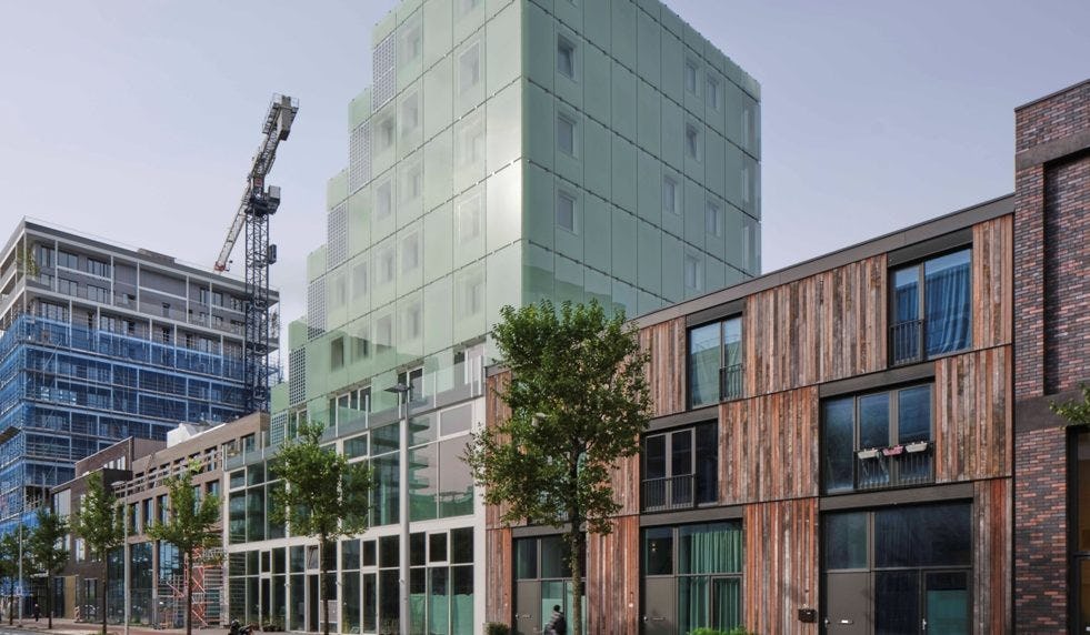Go Buiksloterham in Amsterdam Noord door Sophie Valla Architects. Beeld Jeroen Musch