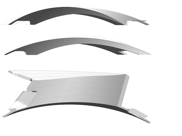 Tekening hoofdkantoor Le Monde Group door Snøhetta. Beeld Snøhetta