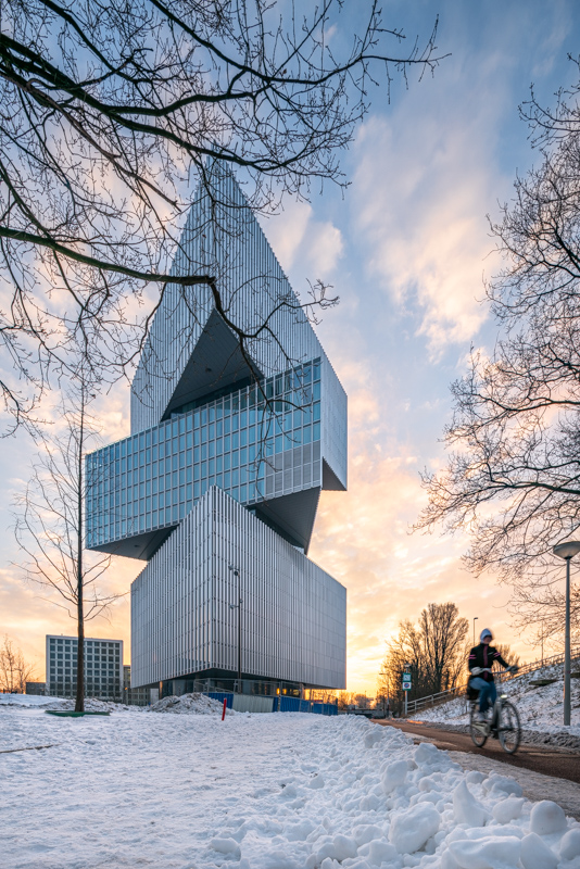 nhow Amsterdam RAI hotel – OMA. Beeld Egbert de Boer (©egbertdeboer.com)
