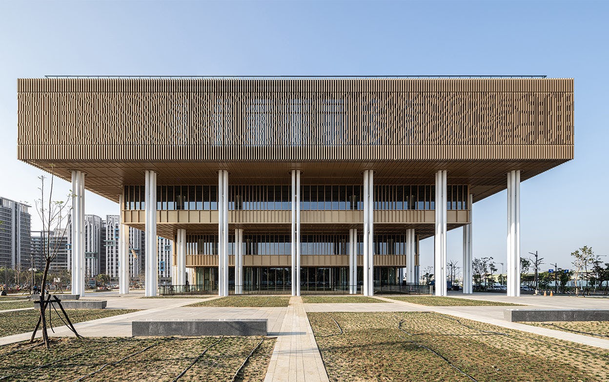 Openbare bibliotheek Tainan door Mecanoo en MAYU. Beeld door Ethan Lee
