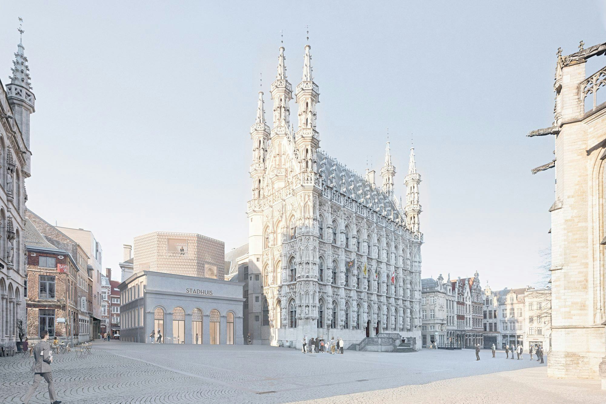 Stadhuis Leuven door FELT en aNNo. Beeld MakeMe