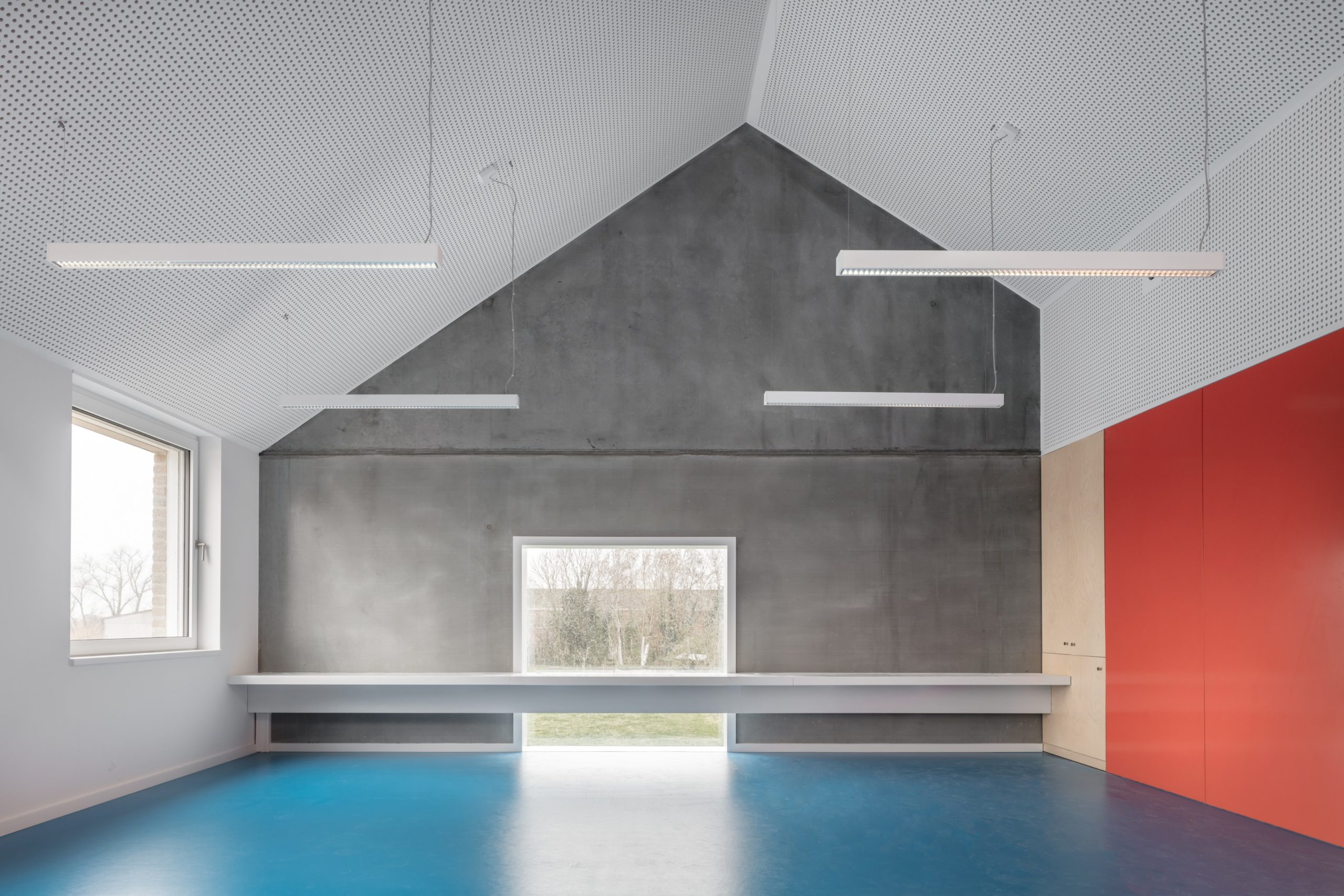 Basisschool de Linde in Zarren (Kortemark) door FELT architecture & design. Beeld Stijn Bollaert