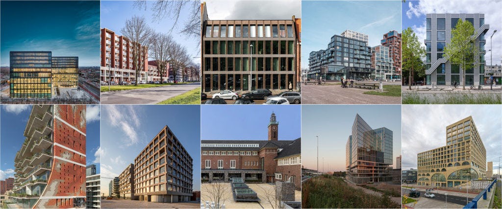 Nominaties Amsterdamse Architectuurprijs 2021 bekend
