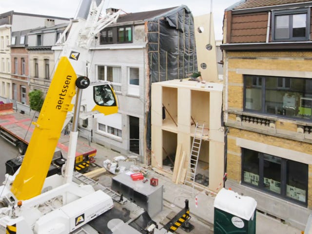 Bouw Starterswoning in Antwerpen door FELT architecture & design