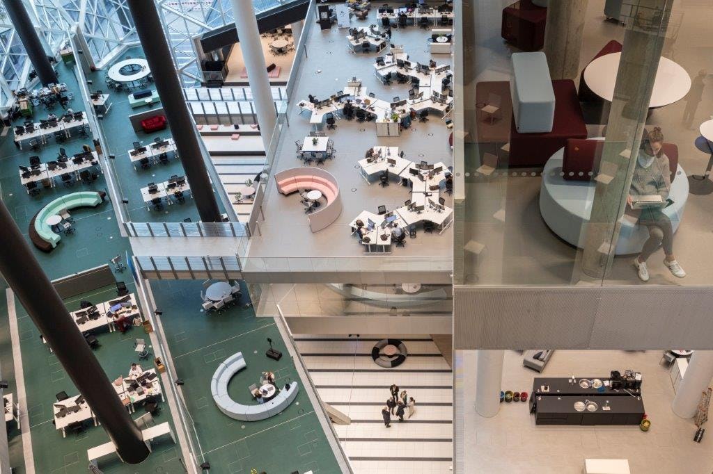 Springer Forum in Berlijn door OMA. Beeld Laurian Ghinitoiu