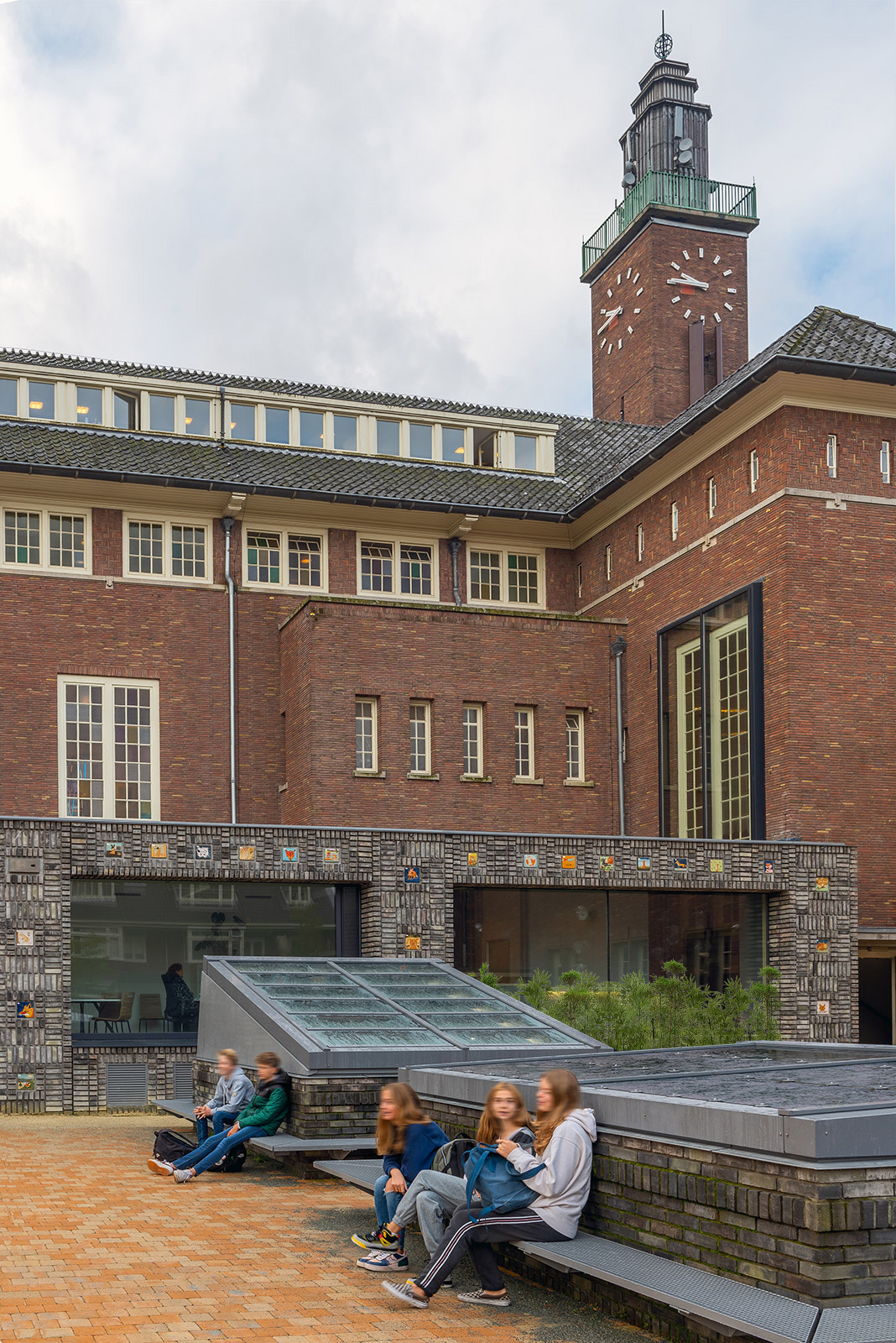 Transformatie Vossius Gymnasium in Amsterdam door Marlies Rohmer Architecture & Urbanism. Beeld Roos Aldershoff