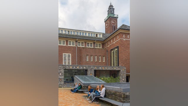 Transformatie Vossius Gymnasium in Amsterdam door Marlies Rohmer Architecture & Urbanism. Beeld Roos Aldershoff