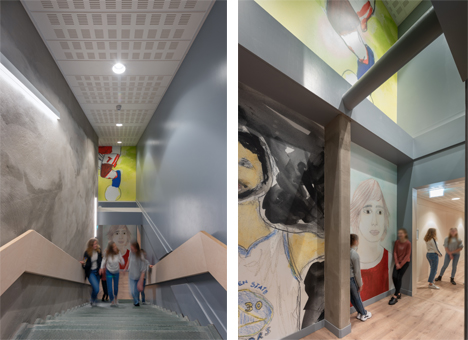 Transformatie Vossius Gymnasium in Amsterdam door Marlies Rohmer Architecture & Urbanism. Beeld Roos Aldershoff