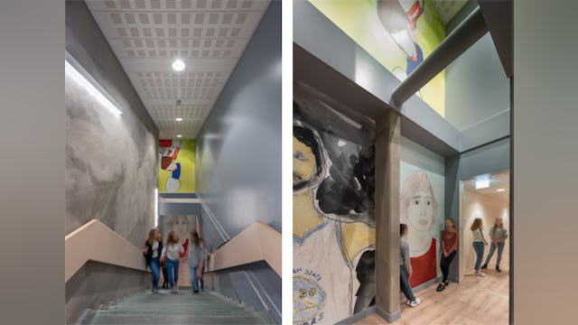 Transformatie Vossius Gymnasium in Amsterdam door Marlies Rohmer Architecture & Urbanism. Beeld Roos Aldershoff