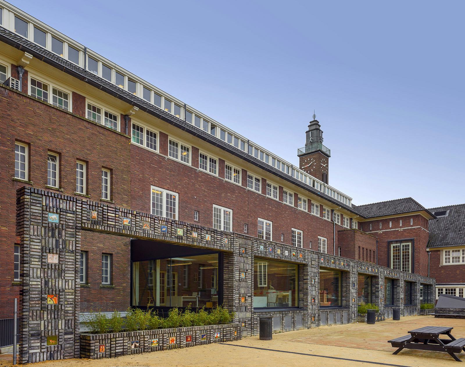 Transformatie Vossius Gymnasium in Amsterdam door Marlies Rohmer Architecture & Urbanism. Beeld Roos Aldershoff