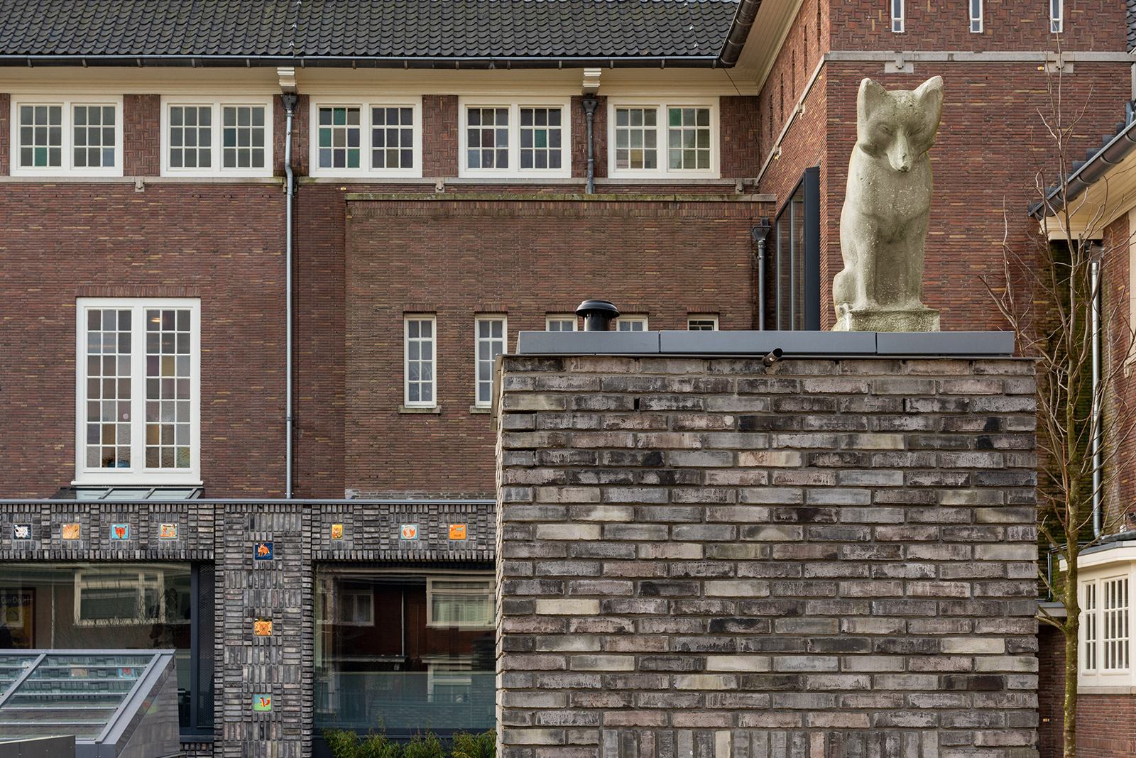 Transformatie Vossius Gymnasium in Amsterdam door Marlies Rohmer Architecture & Urbanism. Beeld Roos Aldershoff
