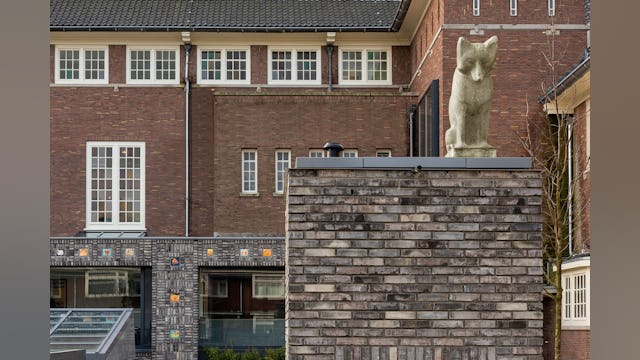 Transformatie Vossius Gymnasium in Amsterdam door Marlies Rohmer Architecture & Urbanism. Beeld Roos Aldershoff