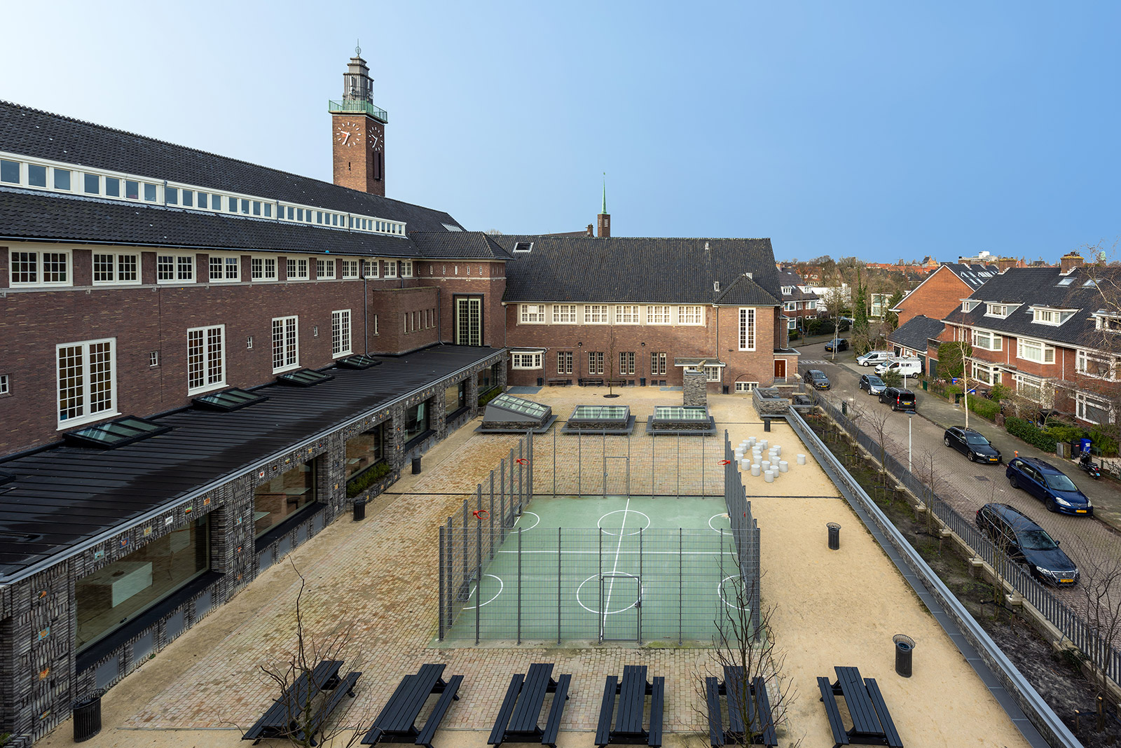 Transformatie Vossius Gymnasium in Amsterdam door Marlies Rohmer Architecture & Urbanism. Beeld Roos Aldershoff