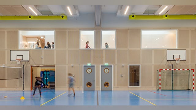 Transformatie Vossius Gymnasium in Amsterdam door Marlies Rohmer Architecture & Urbanism. Beeld Roos Aldershoff