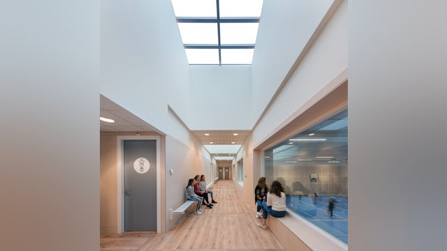 Transformatie Vossius Gymnasium in Amsterdam door Marlies Rohmer Architecture & Urbanism. Beeld Roos Aldershoff