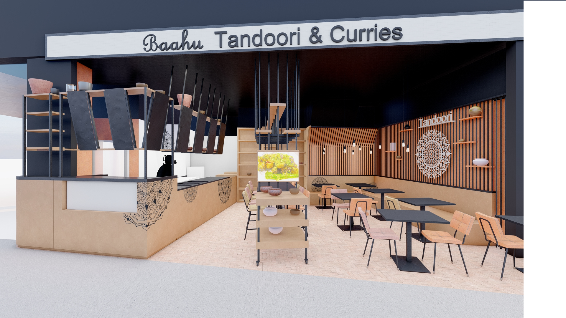 Impressies Baahu tandoori & curries door  SHA