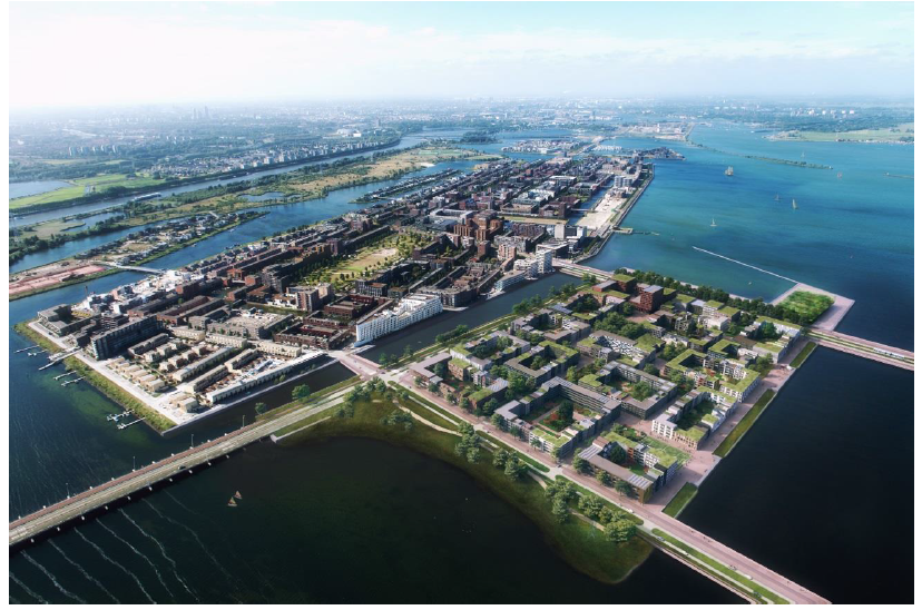 Kavel 11, IJburg. Beeld Gemeente Amsterdam