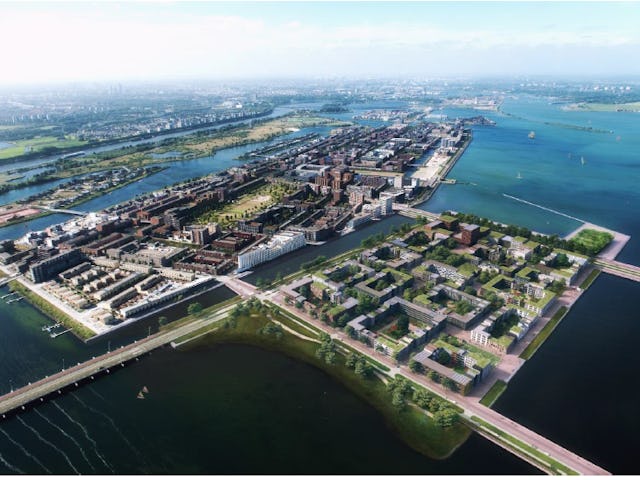 Kavel 11, IJburg. Beeld Gemeente Amsterdam