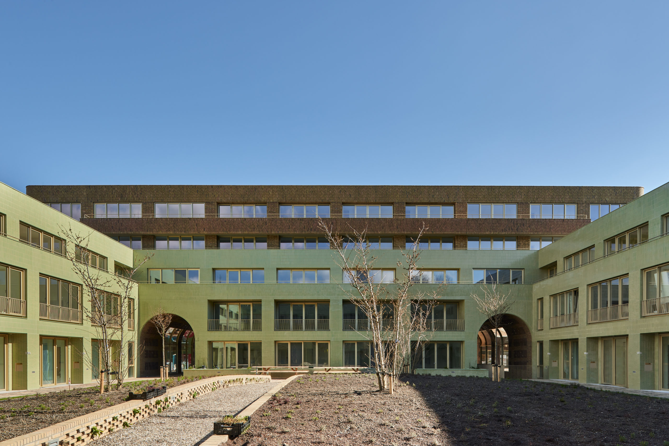 Spaarndammerhart in Amsterdam door Korth Tielens Architecten en Marcel Lok_Architect. Beeld Max Hart Nibbrig