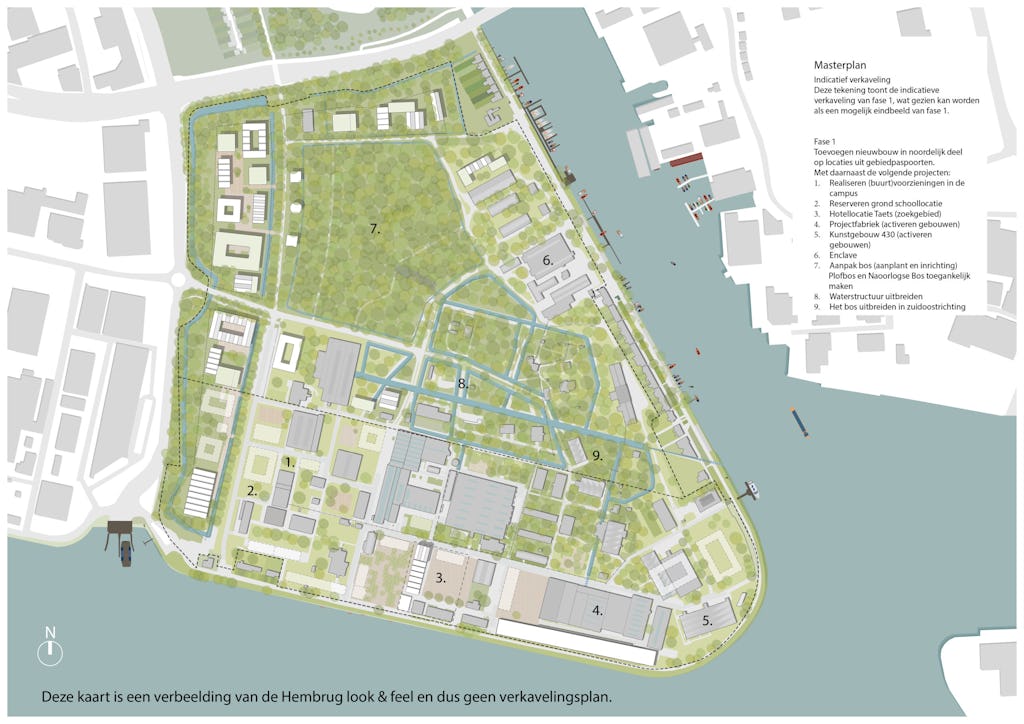 Masterplan Hembrug Zaanstad Beeld BURA Urbanism
