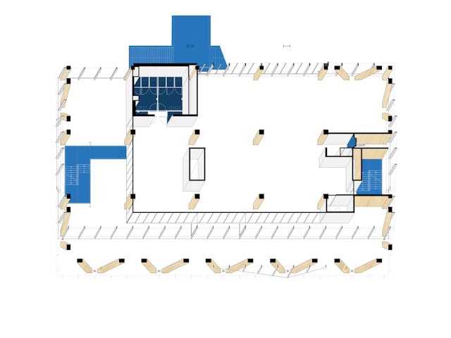 Plattegrond eerste verdieping