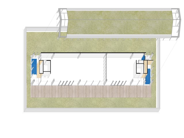 Plattegrond vijfde verdieping
