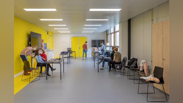 Onderwijsruimte. Beeld Scagliola-Brakkee