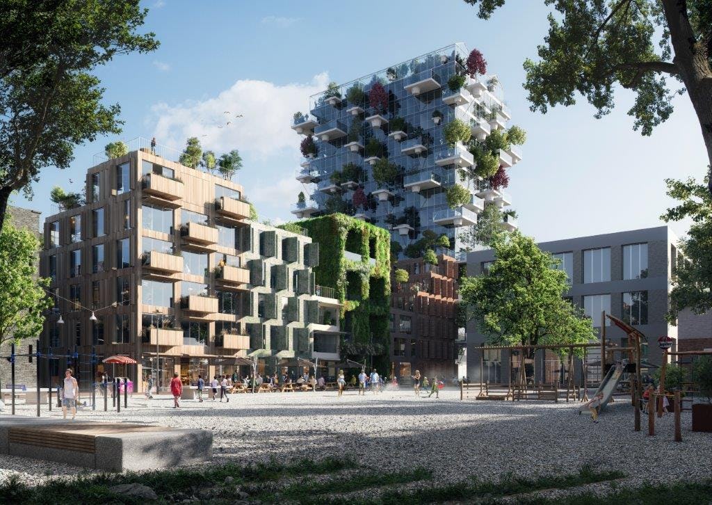 MVRDV ontwerpt 'De Oosterlingen' voor Oostenburg Amsterdam