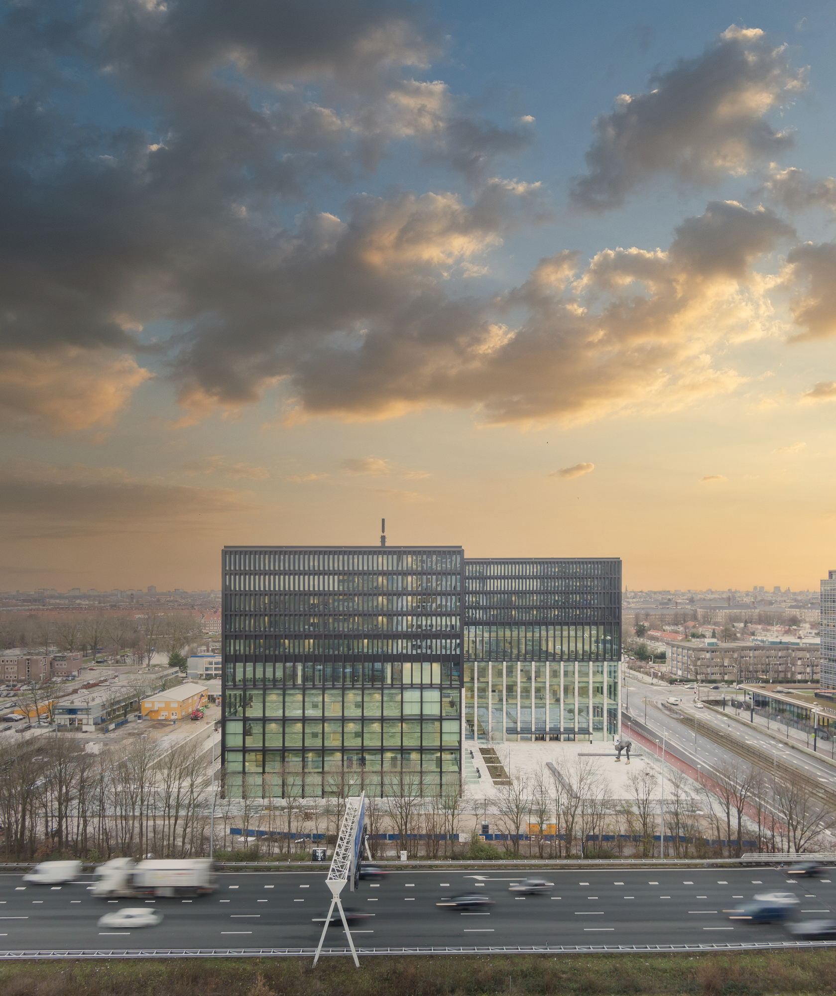 Rechtbank Amsterdam door KAAN Architecten. Beeld Fernando Guerra FG+SG