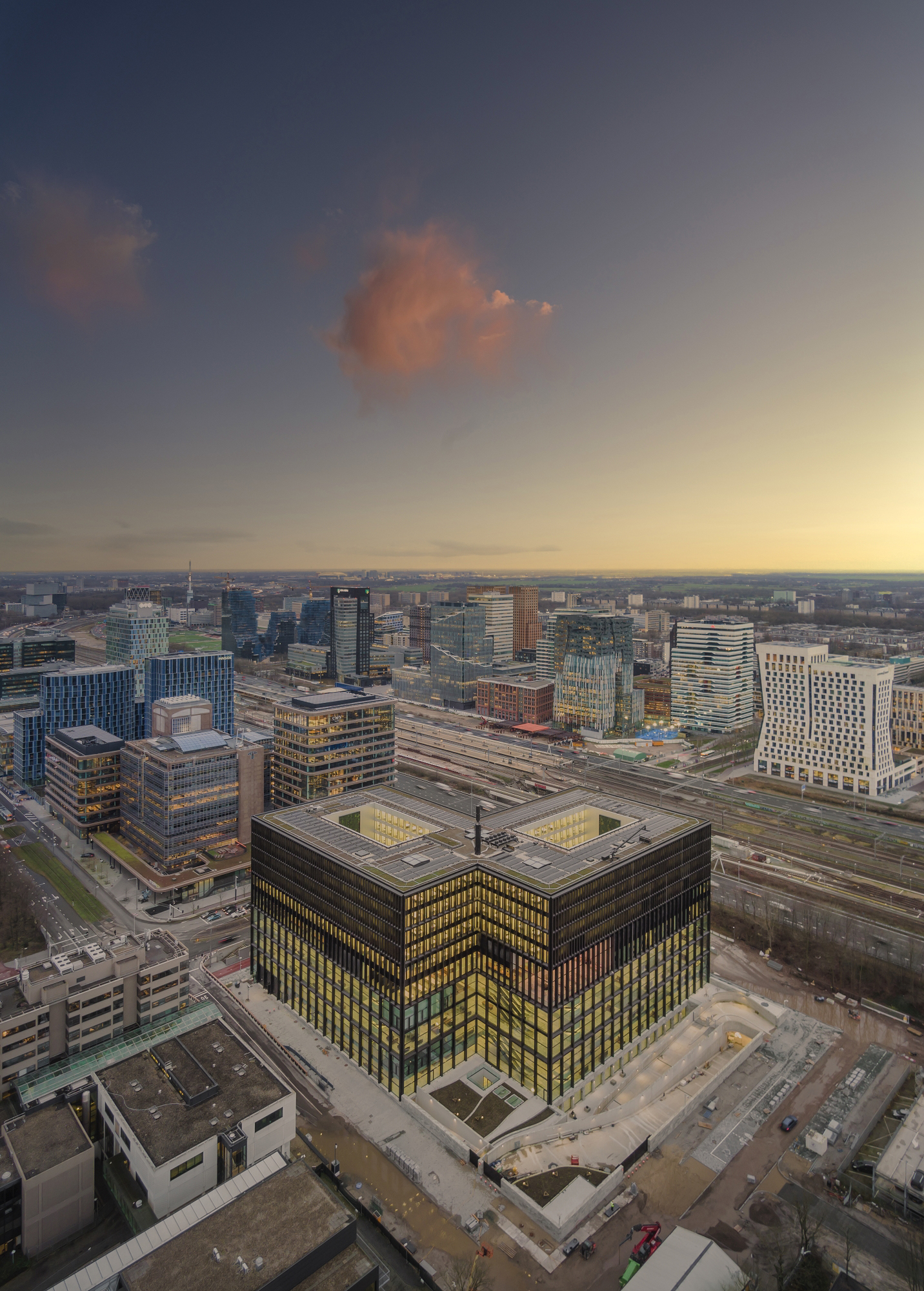 Rechtbank Amsterdam door KAAN Architecten. Beeld Fernando Guerra FG+SG