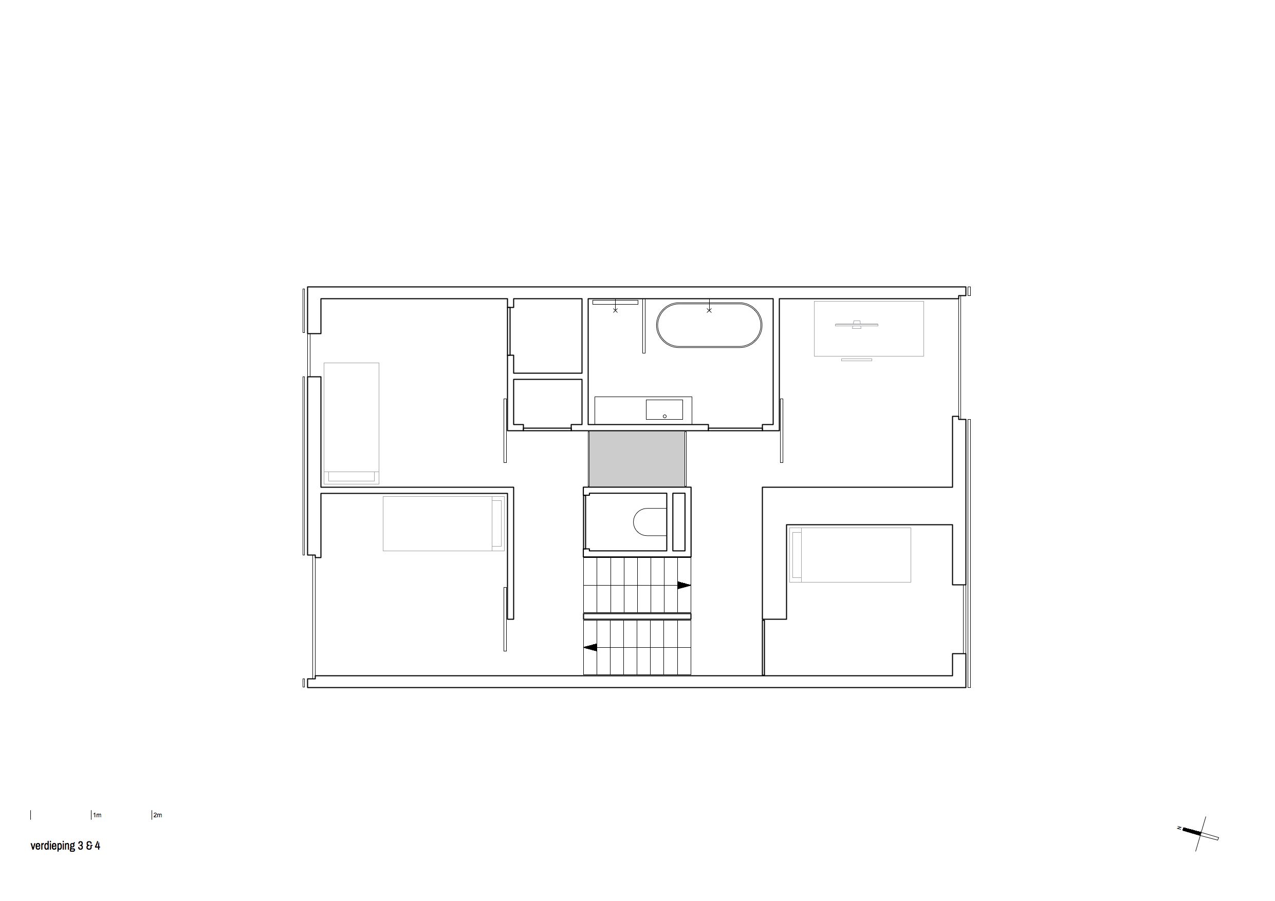 Tweede verdieping Next Level in Utrecht door Jasper Smits Architectuur