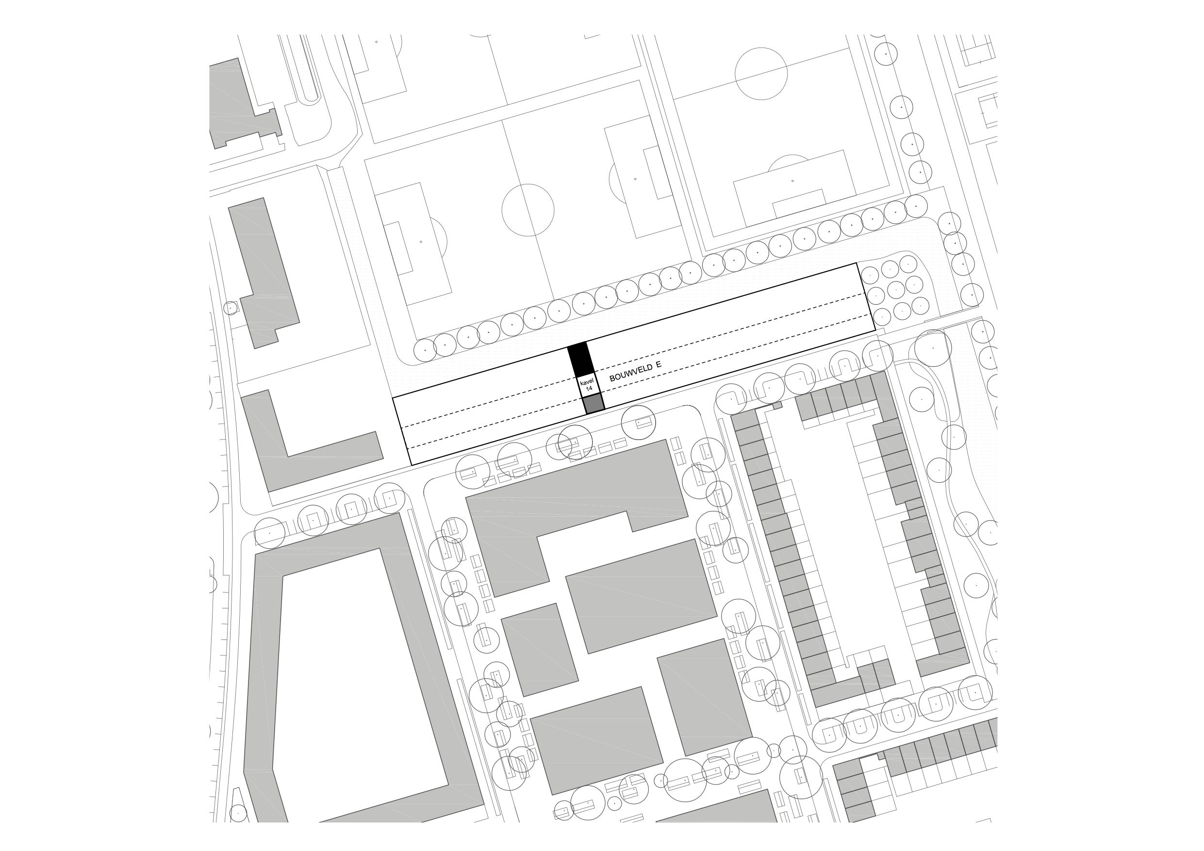 Situatie Next Level in Utrecht door Jasper Smits Architectuur