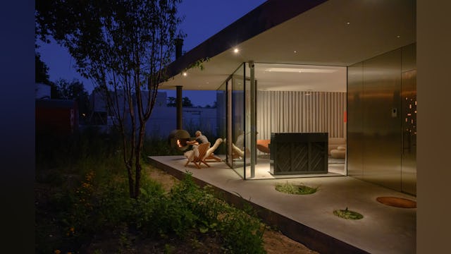 Villa Fifty-Fifty door Studioninedots. Beeld Frans Parthesius