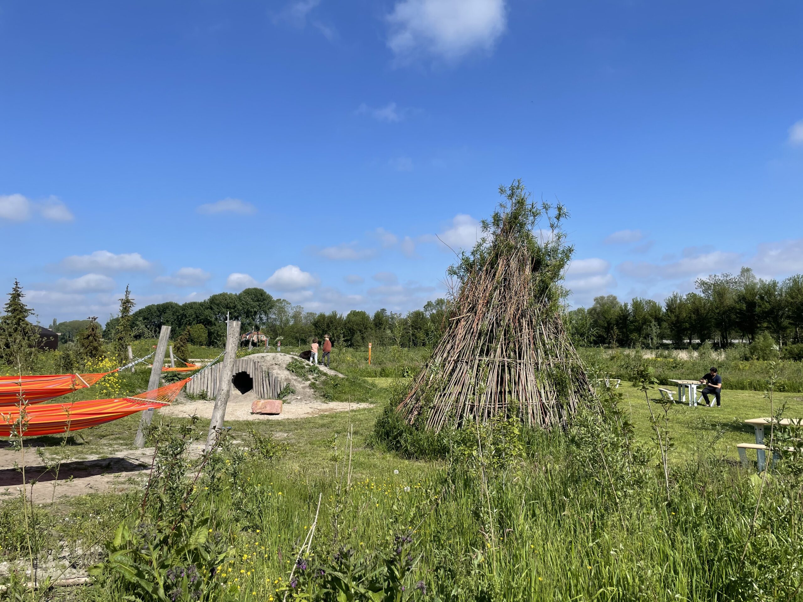 Natuurlijk spelen in The Unbound door © Felixx Landscape Architects & Planners