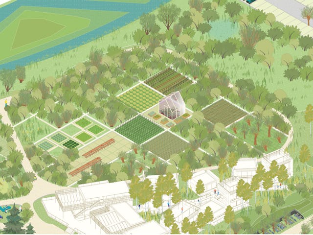 Moestuin The Unbound door © Felixx Landscape Architects & Planners