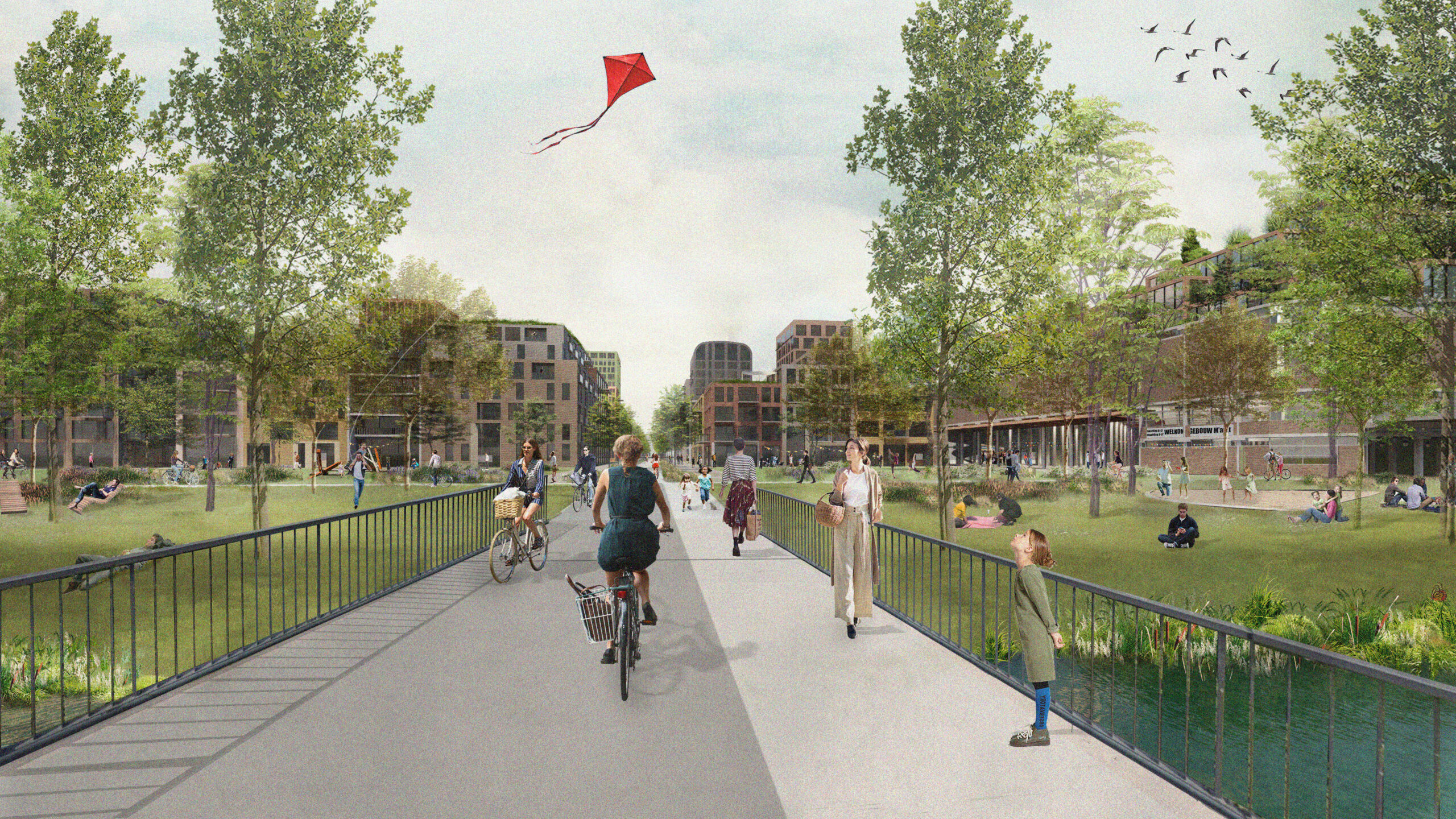 Merwedepark, Utrecht BURA urbanism OKRA landschapsarchitecten