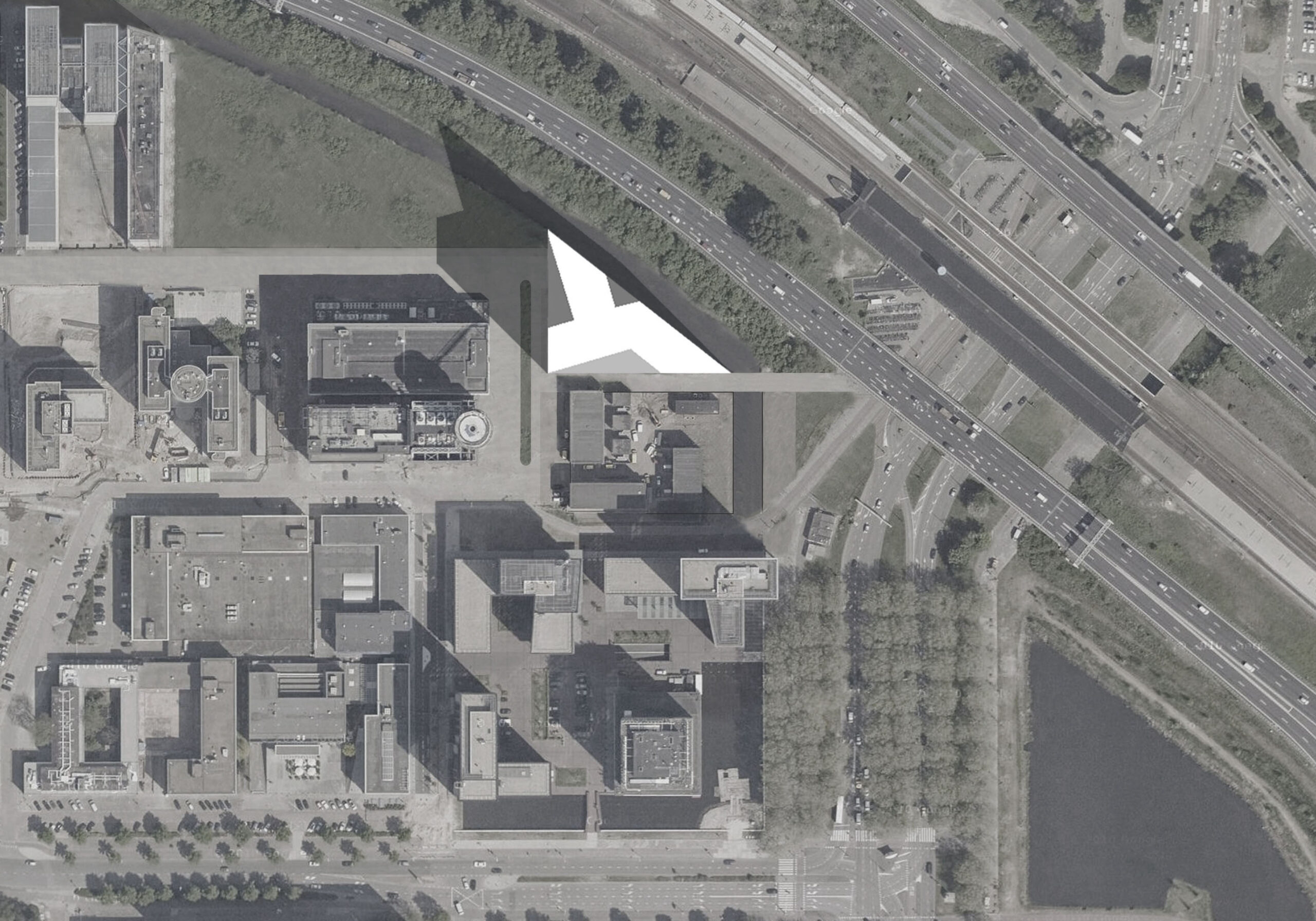 Situatie Van der Valk Zuid-as door Wiel Arets Architects. Beeld Jan Bitter ©