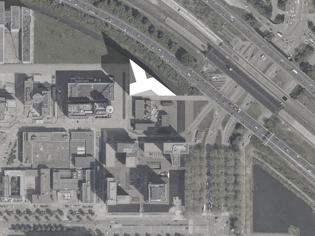 Situatie Van der Valk Zuid-as door Wiel Arets Architects. Beeld Jan Bitter ©