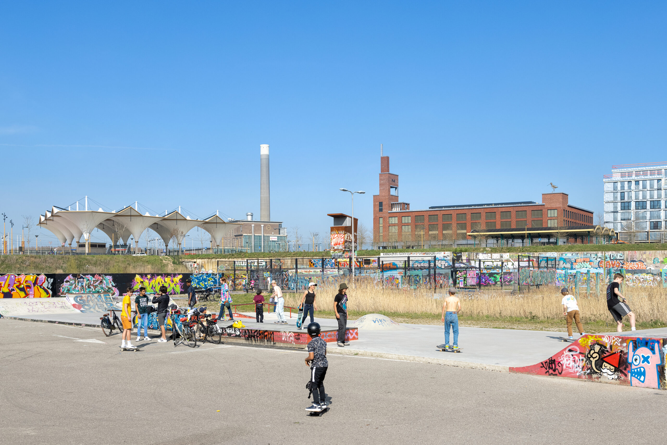 Parkeergebouw Berlijnplein door Zecc Architecten. Beeld Stijn Poelstra