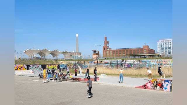 Parkeergebouw Berlijnplein door Zecc Architecten. Beeld Stijn Poelstra