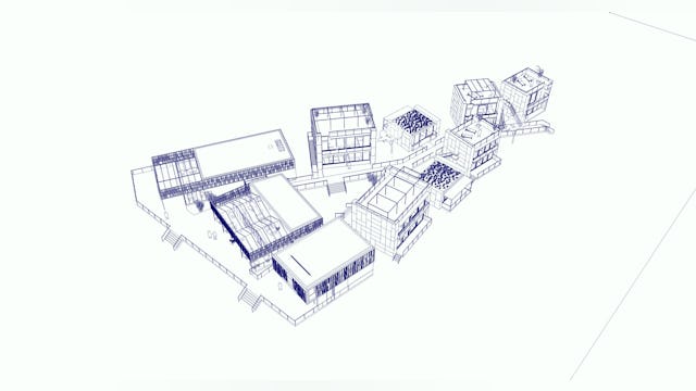 Situatietekening The Unbound door The Unbound