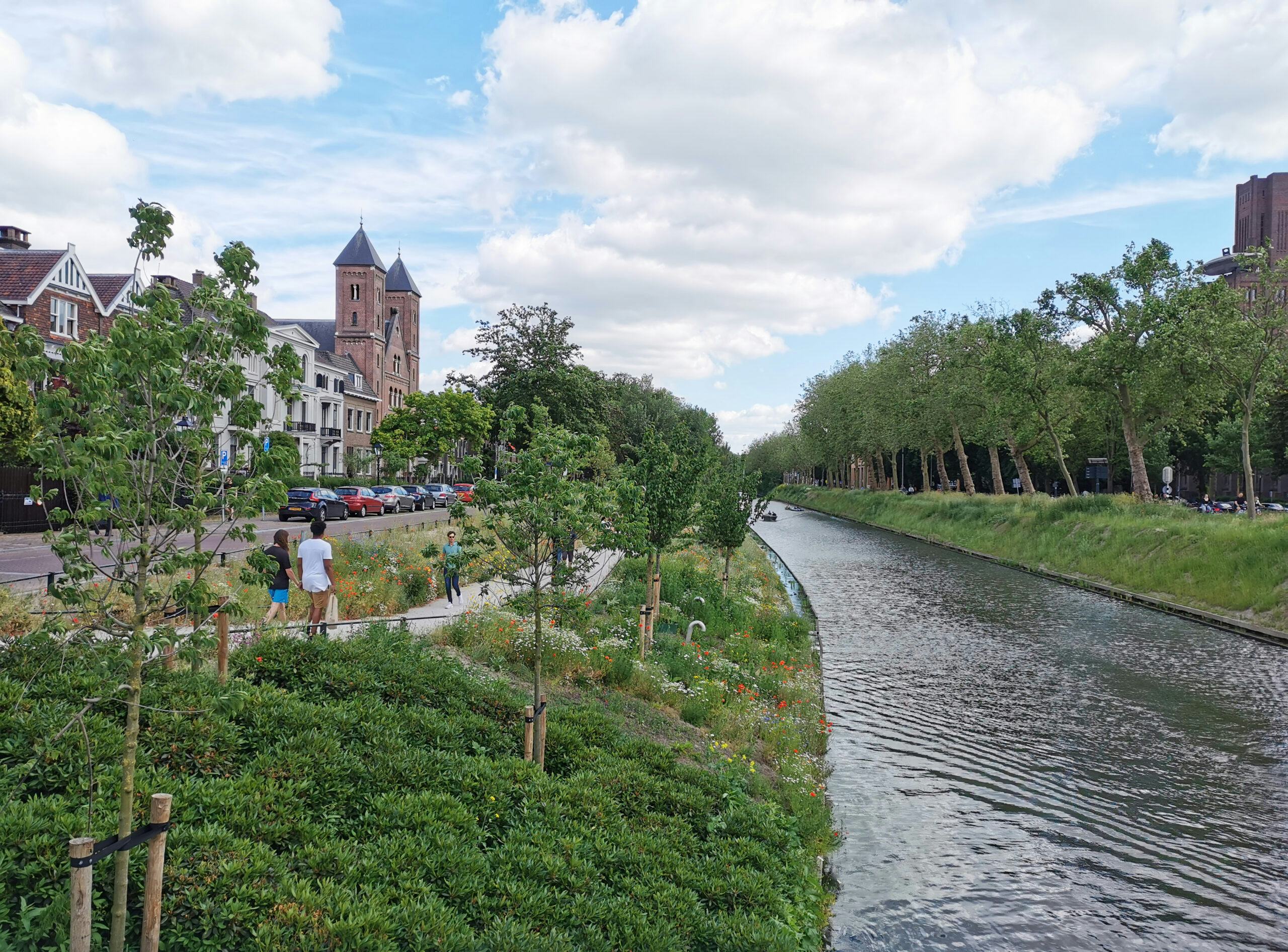 Herstel Catherijnesingel door OKRA Landschapsarchitecten