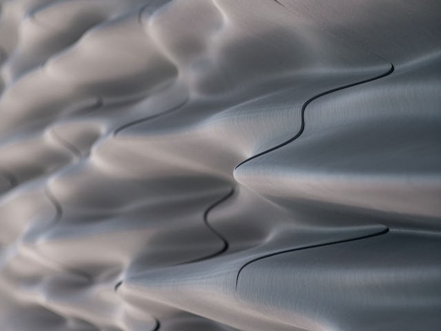 Aectual Acoustic Panels by Gramazio Kohler Research. Beeld Michael Lyrenmann